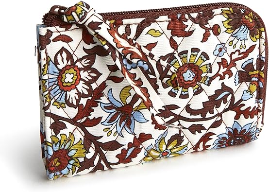 Vera Bradley Women's Cotton Zip Card Pouch