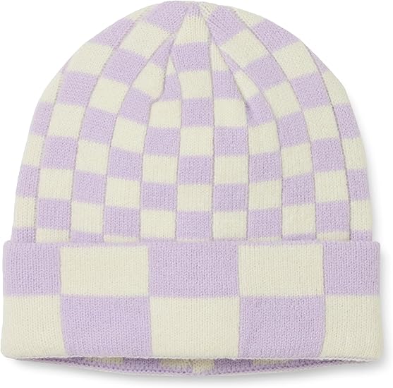 The Drop Women's Karina Multi Checkered Beanie