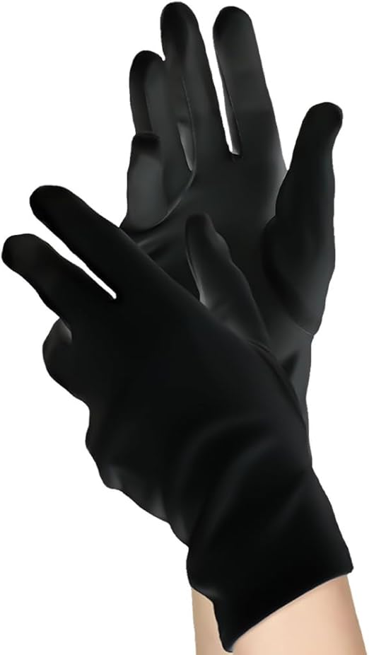 Bold & Elegant Polyester Gloves (Adult Size) - 1 Pair - Perfect for Any Stylish Affair