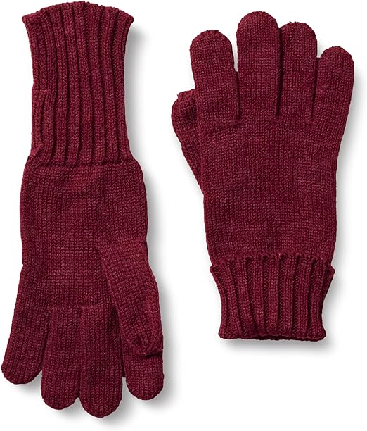 Amazon Essentials Women's Ribbed Gloves