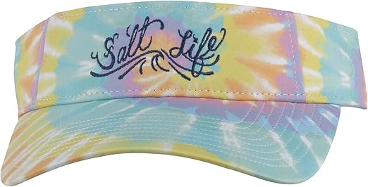 Salt Life Womens Trippy Life Visor Hat, White, One Size US