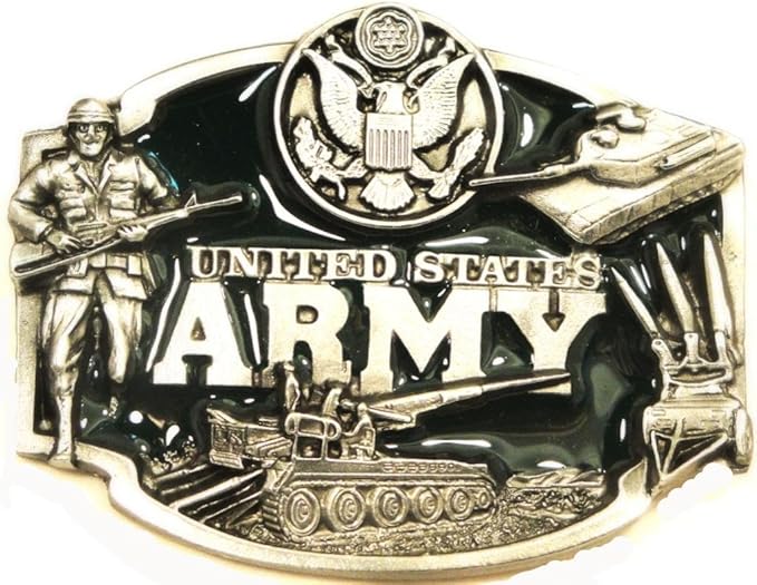 US ARMY METAL BELT BUCKLE