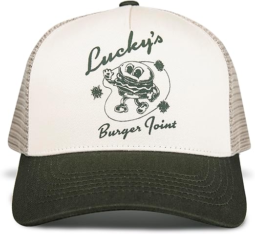 Lucky Brand Trucker Mesh-Back Cap with Adjustable Snapback for Men and Women (One Size Fits Most)