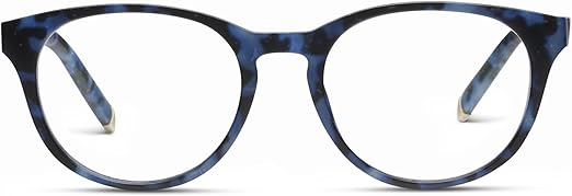 peepers by peeperspecs unisex adult Canyon Blue Light Blocking Reading Glasses, Navy Tortoise, 49 US