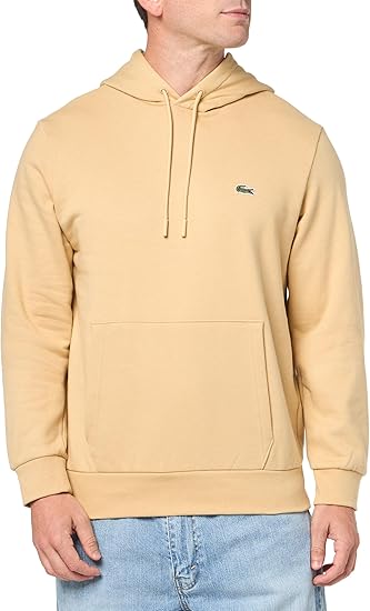 Lacoste Men's Long Sleeve Solid Pop Over Mm