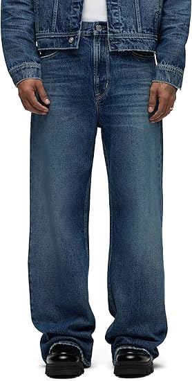 HUDSON Men's Luca Loose Fit Wide Leg Denim Pant