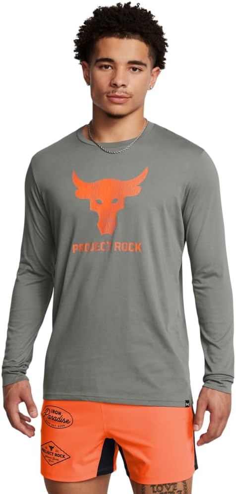 Under Armour Men's Project Rock Brahma Bull Long Sleeve