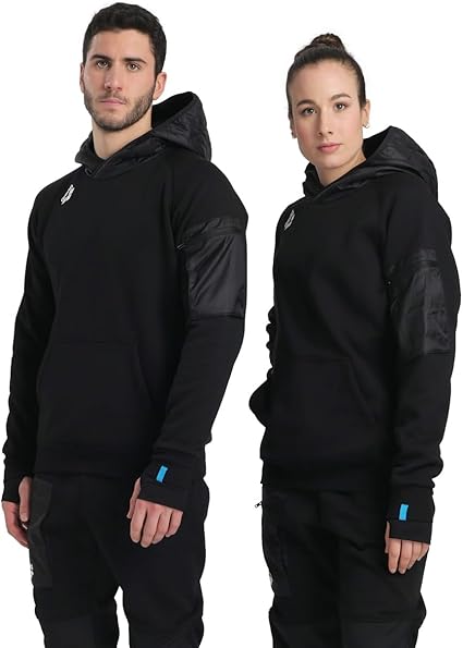 ARENA Unisex Adults Hooded Tech Warm Up Sweatshirt Active Men’s Women’s Long Sleeve Regular Fit Soft Fleece Pullover Hoodie