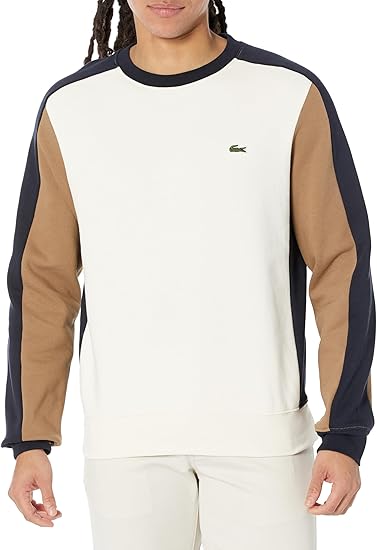 Lacoste Men's Colorblocked Classic Crew Neck Sweatshirt