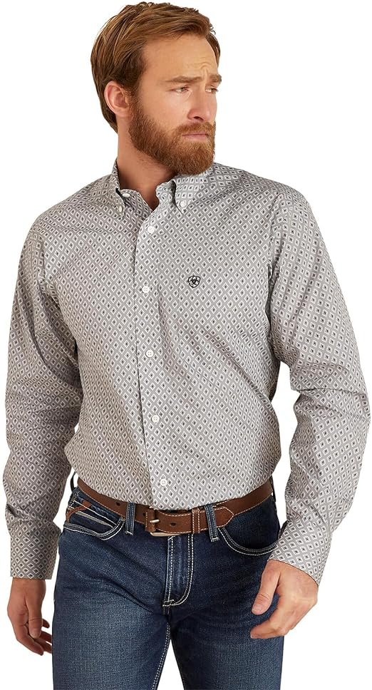 Ariat Men's Wrinkle Free Val Fitted Shirt