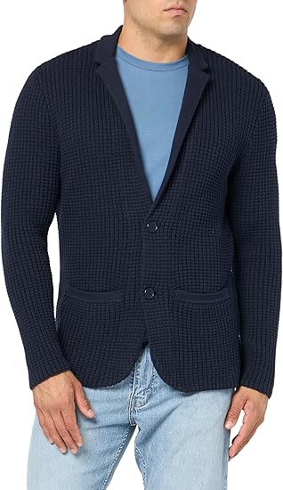 Armani Exchange Men's Cotton Knit Sweater Blazer