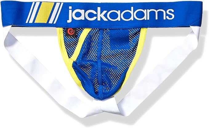 Jack Adams Men's Nano Jockstrap, Royal, Small