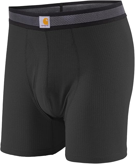 Carhartt Men's Force Stretch Grid 5-inch Boxer Brief