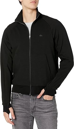 Lacoste Men's Ls Full Zip Active Double Face Sweatshirt