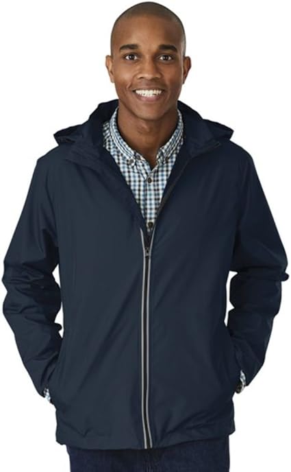 Charles River Apparel Men's Pack-n-go Full Zip Reflective Jacket