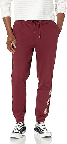 Volcom Men's Blaquedout Relaxed Fit Fleece Sweatpant