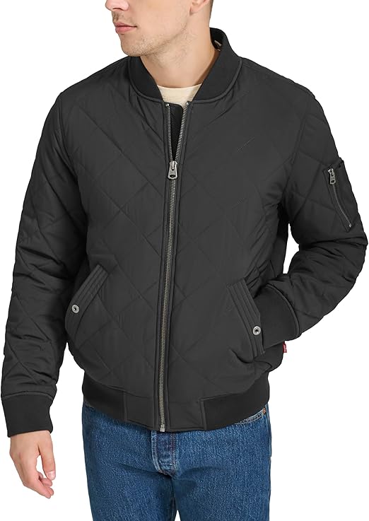 Levi's Men's Diamond Quilted Bomber Jacket