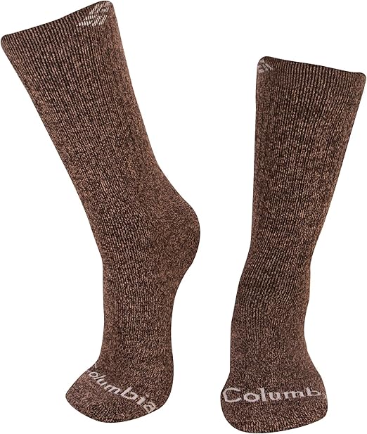 Columbia Mens 2 Pack Casual Wool Crew socks