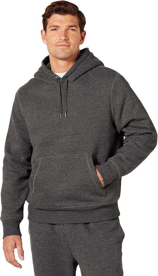 Amazon Essentials Men's Sherpa-Lined Pullover Hoodie