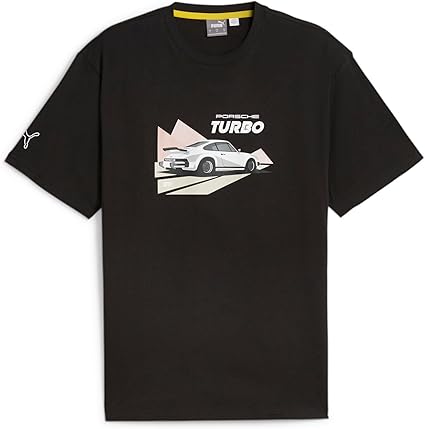 PUMA Men's Standard Porsche Legacy 911 Graphic Tee, Black