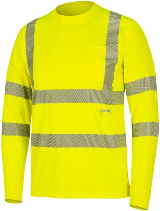 Pioneer Hi Vis Sleeved Cooling Shirt - Breathable, Lightweight, Quick Drying