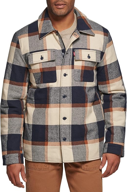 Levi's Men's Classic Plaid Shirt Jacket