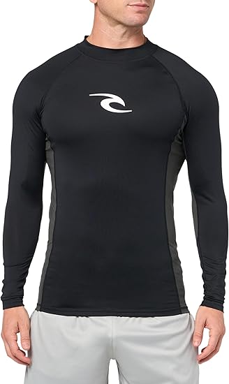 Rip Curl Men's Waves UPF 50 Performance Long Sleeve Rashguard