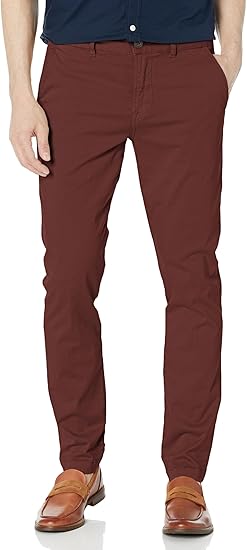 HUDSON Men's Classic Slim Straight Chino