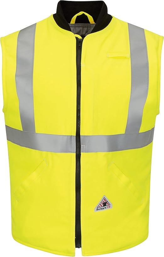 Bulwark mens Fr Hi-visibility Insulated Vest