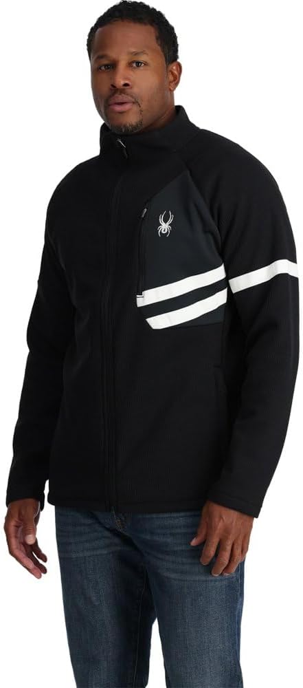 Spyder Men's Wengen Bandit Full Zip Fleece Sweater Jacket