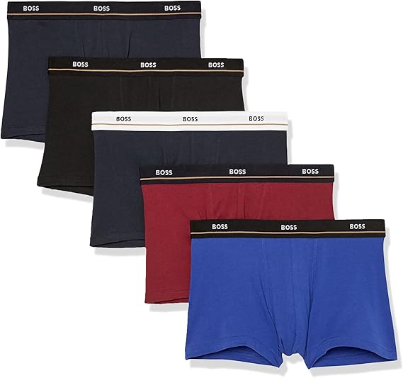 BOSS Men's Five Pack Essential Trunk