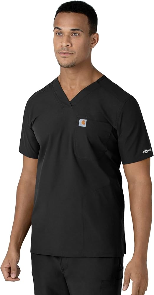 Carhartt Men's Men's Force V-Neck Shirttail Top