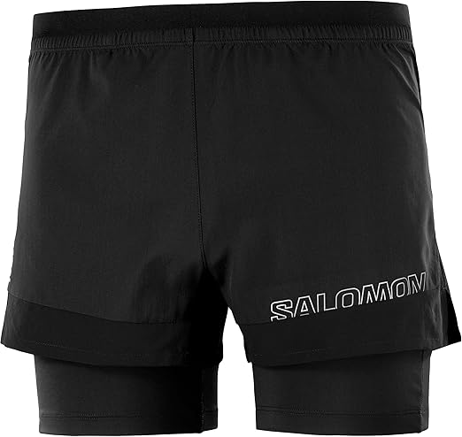 Salomon Men's Cross 2-in-1 Shorts for Trail Running