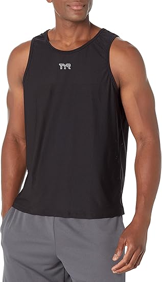 TYR Men's Athletic Performance Workout Airtec Tank Top