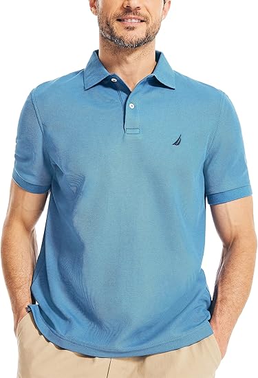 Nautica Men's Classic Fit Deck Polo