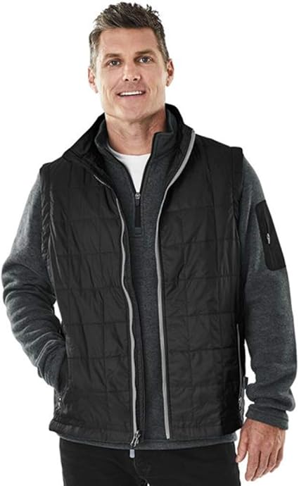 Charles River Apparel Men's Radius Quilted Packable Vest