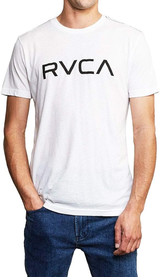 RVCA Men's Red Stitch Graphic Crew T-Shirt