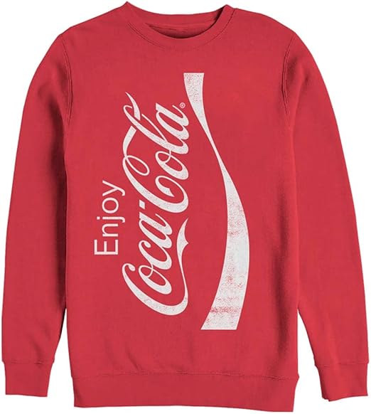 Coca-Cola Men's Canned Pullover Crew Fleece