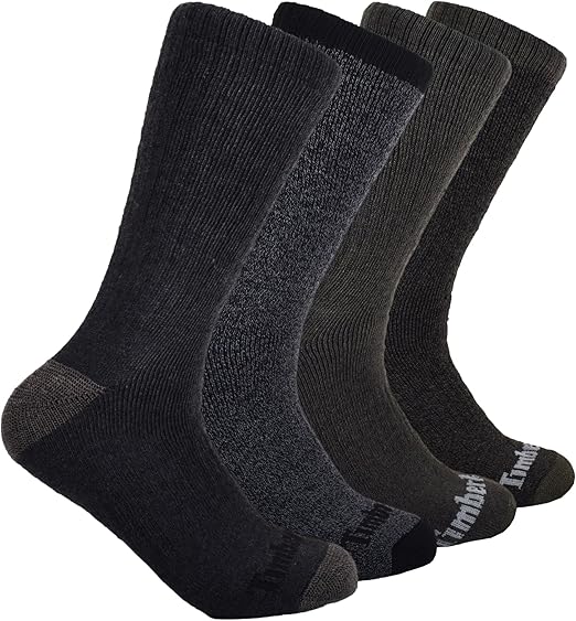 Timberland Mens 4Pack Crew Socks