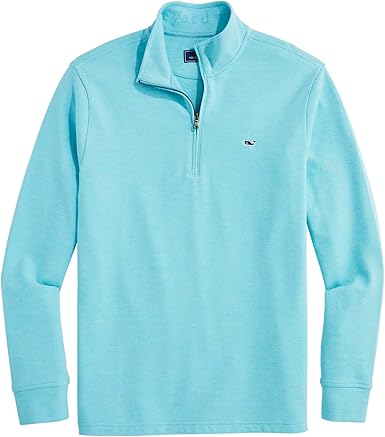 vineyard vines Men's Saltwater Quarter-Zip Pullover Sweater