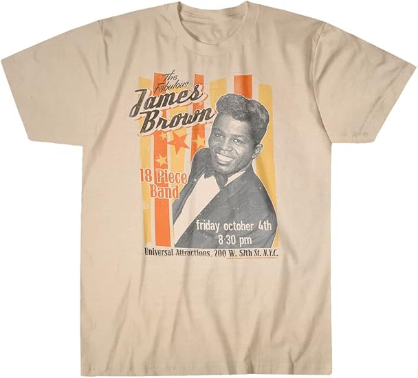 Liquid Blue Men's Fabulous James Brown T-Shirt