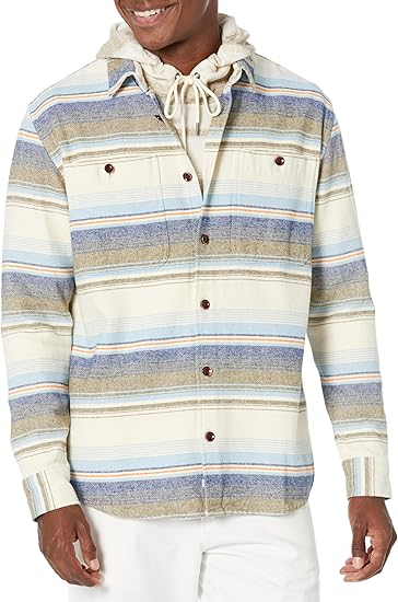 Quiksilver Men's Lowest Tide Flannel Woven Top