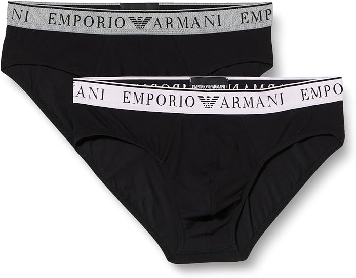 Emporio Armani Men's Stretch Cotton Endurance 2pack Brief