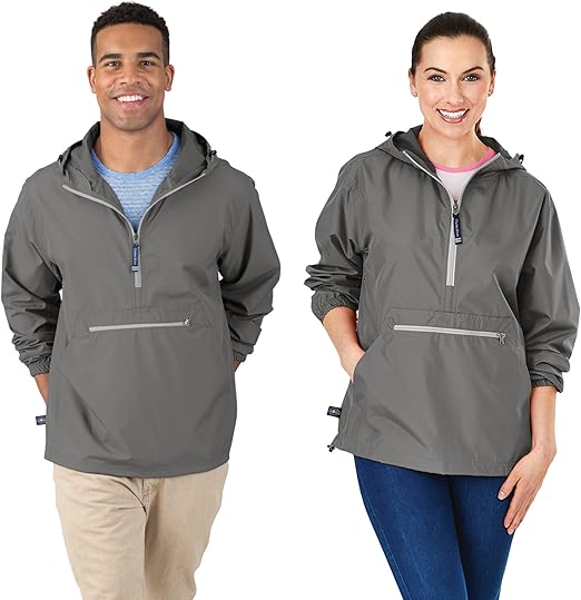 Charles River Apparel Pack-n-go Windbreaker Pullover Hooded Jacket