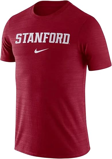 Nike Men's Stanford Cardinal Dri-FIT Velocity Legend Team Issue T-Shirt (US, Alpha, XX-Large, Regular, Regular, Red)