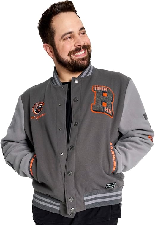 Loungefly Men's Collectiv Star Wars Rebel Alliance Varsity Jacket