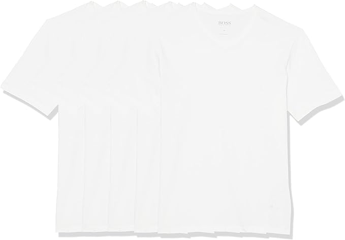 BOSS Men's Cotton 5 Pack T-Shirt Pack