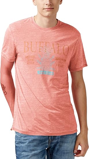 Buffalo David Bitton Men's Short Sleeve Logo Tee