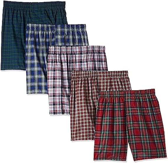 Hanes Men's Big Tartan Boxers-Multiple Packs and Colors