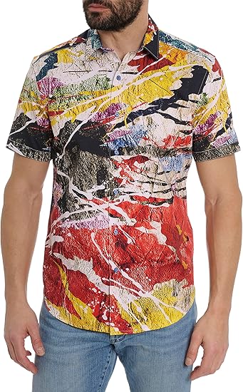 Robert Graham Men's Laredo Short Sleeve Woven Shirt